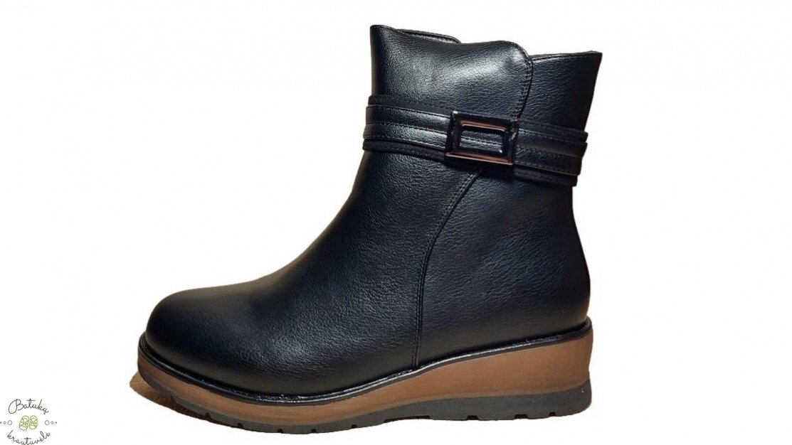 Aotoria žieminiai batai su sagtele (39-43) Black 2 Aotoria žieminiai batai su sagtele (39-43) Black 2