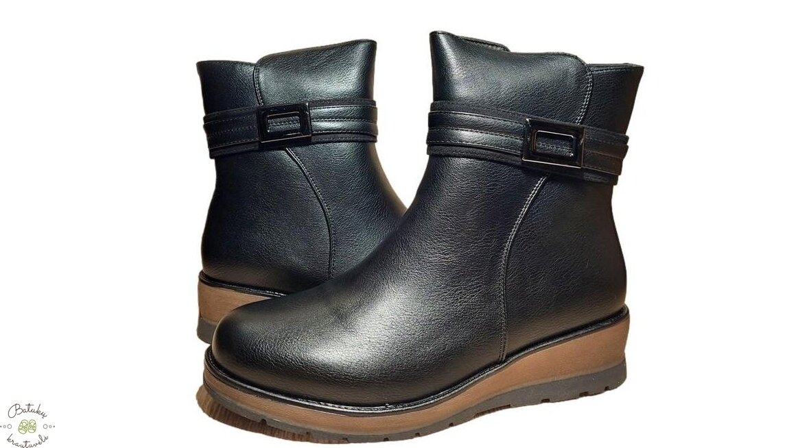 Aotoria žieminiai batai su sagtele (39-43) Black 1 Aotoria žieminiai batai su sagtele (39-43) Black 1
