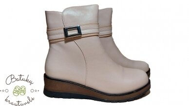 Aotoria žieminiai batai su sagtele (39-43) Beige Aotoria žieminiai batai su sagtele (39-43) Beige