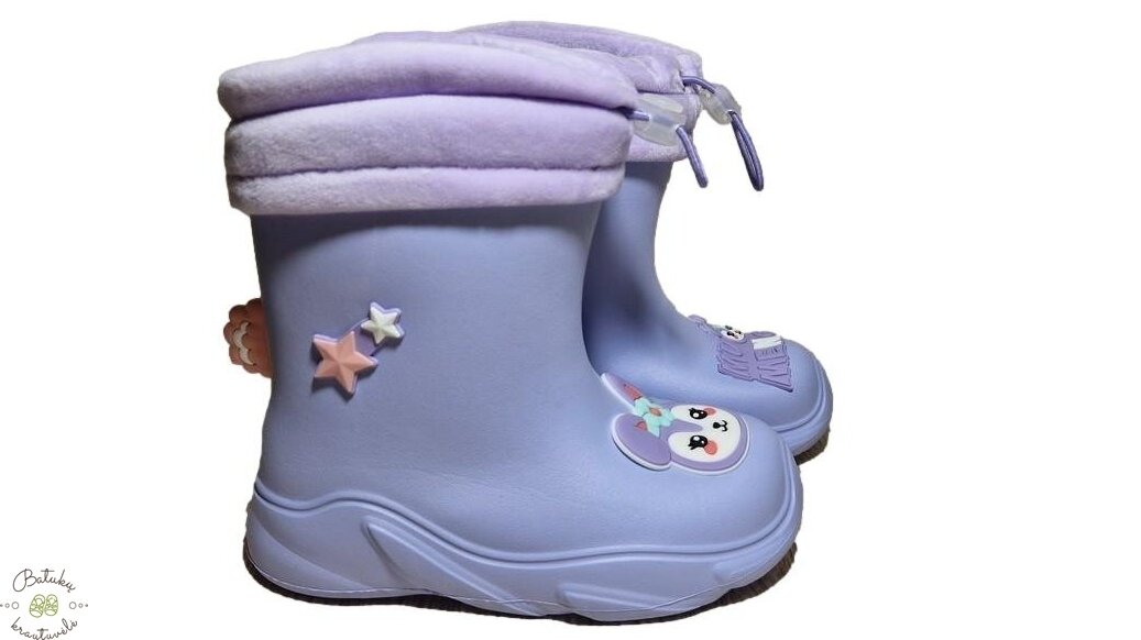 Apawwa botai su kiškiu priekyje (25-30) Purple Apawwa botai su kiškiu priekyje (25-30) Purple