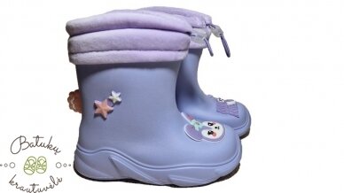 Apawwa botai su kiškiu priekyje (25-30) Purple Apawwa botai su kiškiu priekyje (25-30) Purple