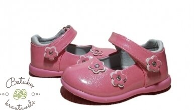 Clibee bateliai su gėlytėmis (20-25) PINK 1