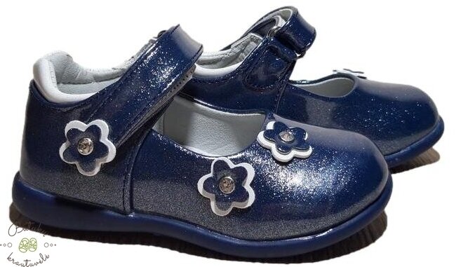 Clibee bateliai su gėlytėmis (20-25) BLUE