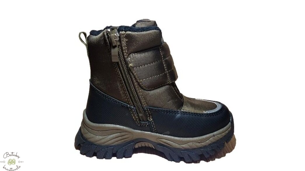 BESSKY sniego batai "SPORT" (23-28) Army green 3 BESSKY sniego batai "SPORT" (23-28) Army green 3