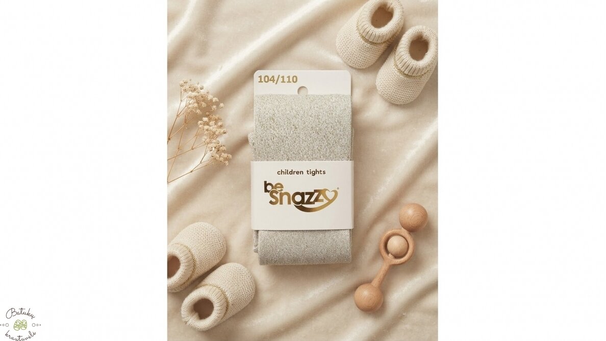 BeSnazzy blizgos pėdkelnės (92-98, 104-116, 116-122, 128-134, 140-146) auksinės BeSnazzy blizgos pėdkelnės (92-98, 104-116, 116-122, 128-134, 140-146) auksinės