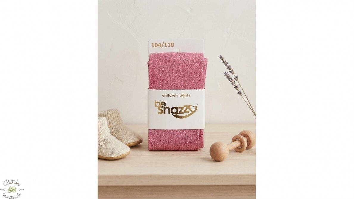 BeSnazzy blizgos pėdkelnės (92-98, 104-116, 116-122, 128-134, 140-146) koralinės