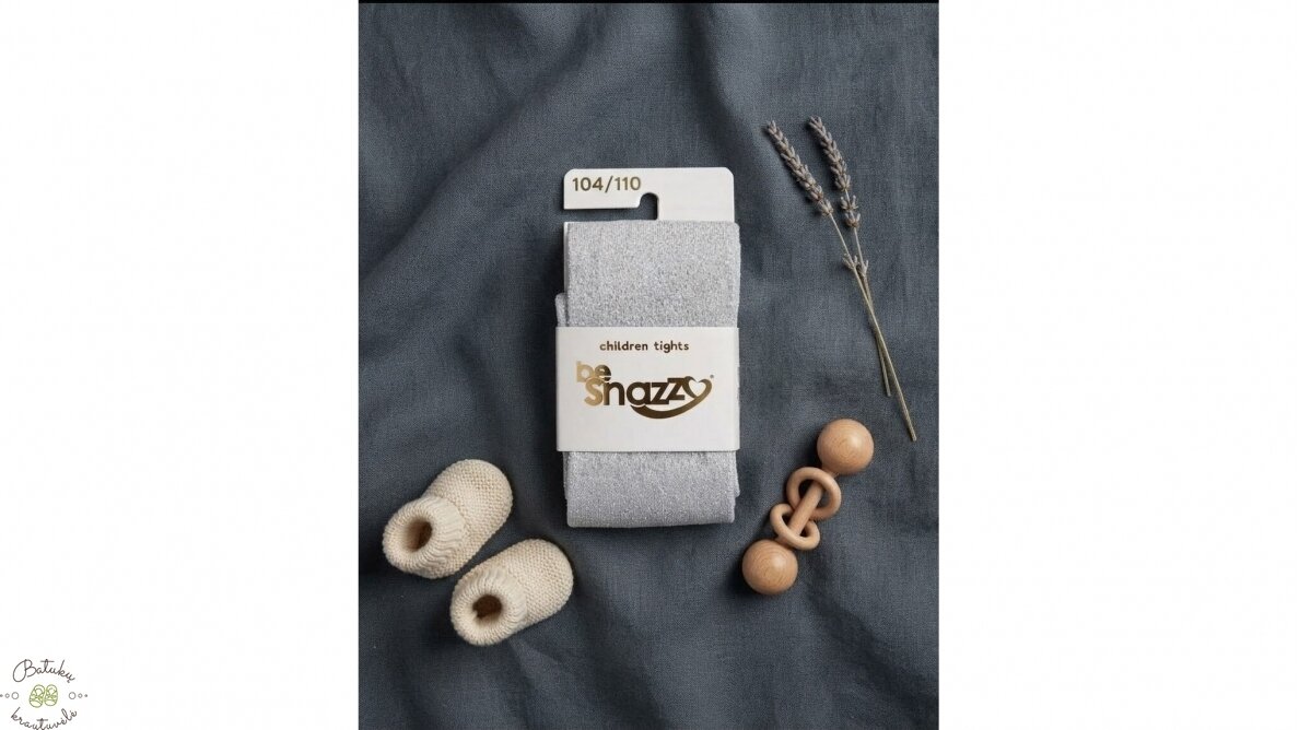 BeSnazzy blizgos pėdkelnės (92-98, 104-116, 116-122, 128-134, 140-146) sidabrinės