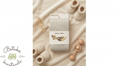 BeSnazzy blizgos pėdkelnės (92-98, 104-116, 116-122, 128-134, 140-146) auksinės BeSnazzy blizgos pėdkelnės (92-98, 104-116, 116-122, 128-134, 140-146) auksinės
