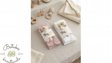 BeSnazzy pėdkelnės su meškiuku (104-116, 116-128, 128-140) rausvos 1 BeSnazzy pėdkelnės su meškiuku (104-116, 116-128, 128-140) rausvos 1
