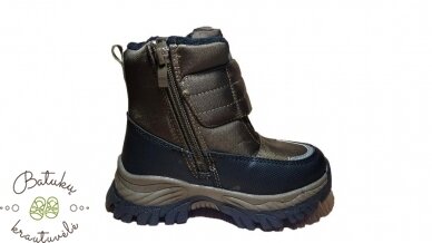 BESSKY sniego batai "SPORT" (23-28) Army green 3 BESSKY sniego batai "SPORT" (23-28) Army green 3