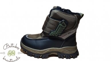 BESSKY sniego batai "SPORT" (23-28) Army green 2 BESSKY sniego batai "SPORT" (23-28) Army green 2
