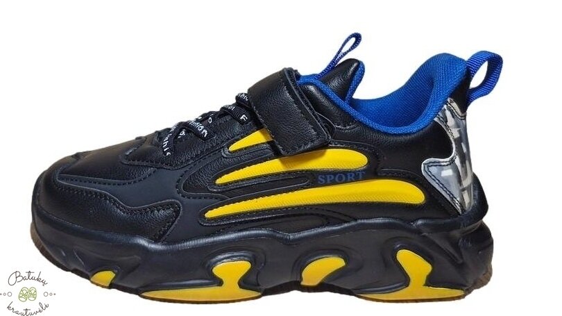 BESSKY kedai su geltonais akcentais (32-37) Black/Yellow 2 BESSKY kedai su geltonais akcentais (32-37) Black/Yellow 2