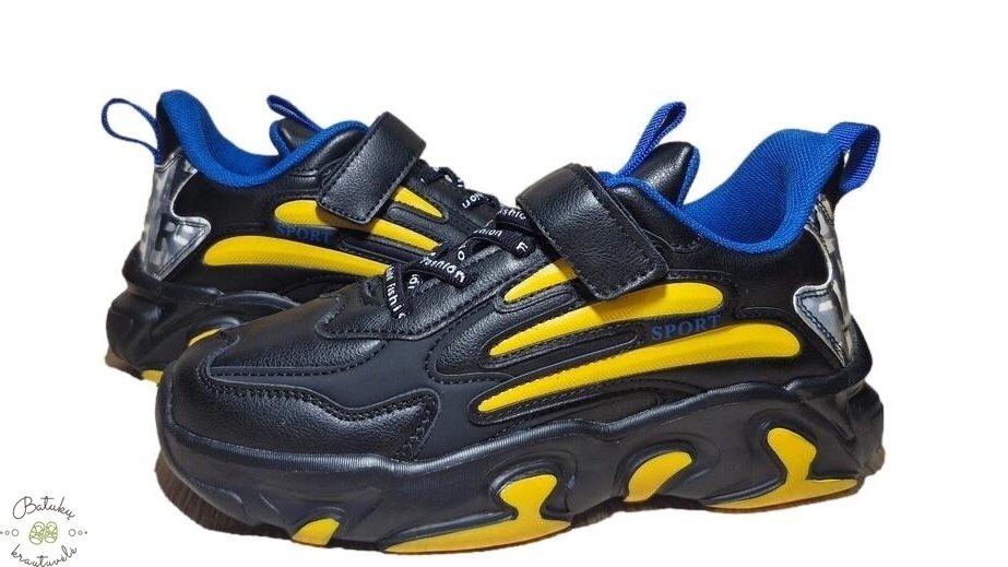 BESSKY kedai su geltonais akcentais (32-37) Black/Yellow 1 BESSKY kedai su geltonais akcentais (32-37) Black/Yellow 1