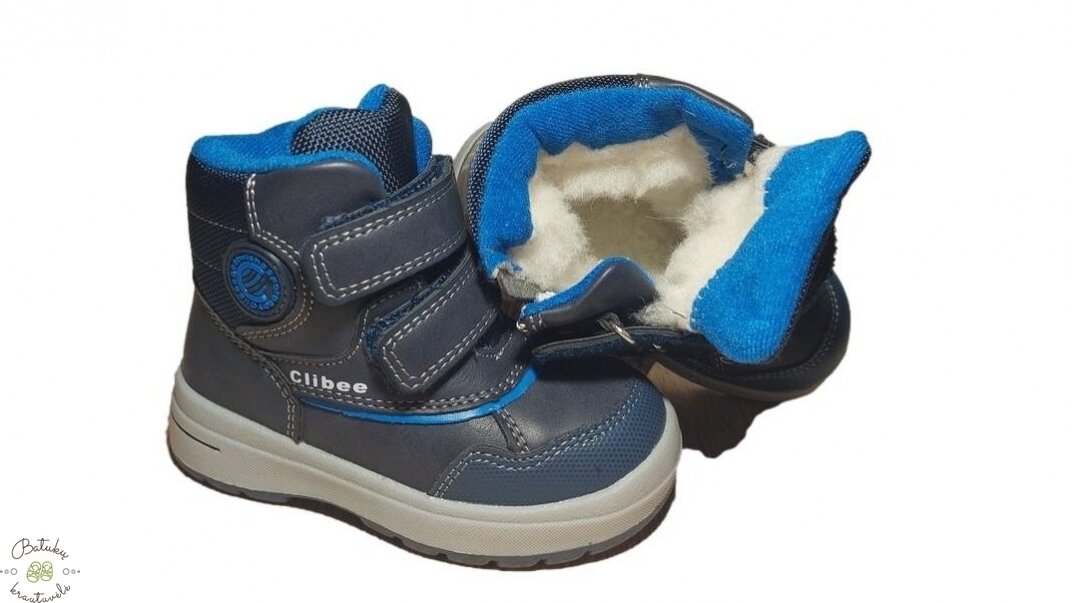 Clibee žieminiai batai su Clibee ženkliuku (21-26) Blue/Blue 4 Clibee žieminiai batai su Clibee ženkliuku (21-26) Blue/Blue 4