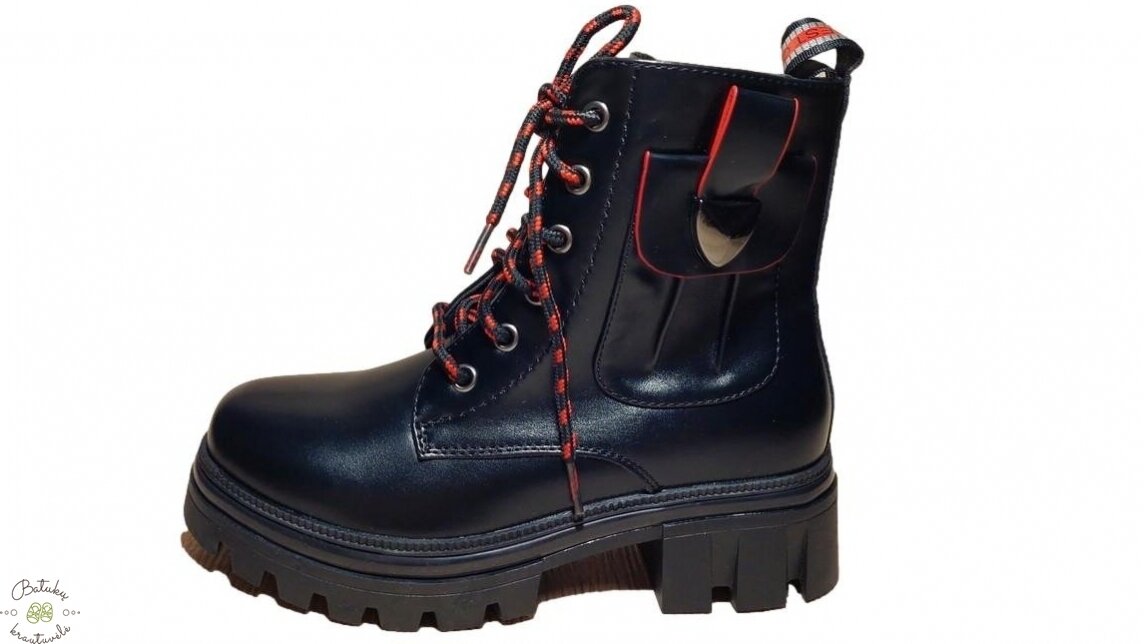 Clibee aulinukai su kišenėle (32-37) Black/Red 2 Clibee aulinukai su kišenėle (32-37) Black/Red 2