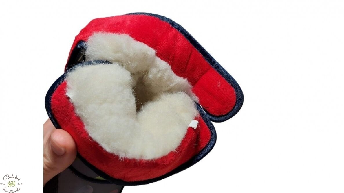 Clibee sniego batai su lipuku (22-27) Black/Red 4 Clibee sniego batai su lipuku (22-27) Black/Red 4