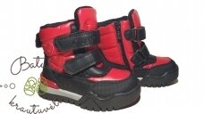 Clibee sniego batai su širdelėmis (22-27) Black/Red