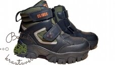 Clibee žieminiai batai su dviem lipukais (32-37) Black/Army green Clibee žieminiai batai su dviem lipukais (32-37) Black/Army green