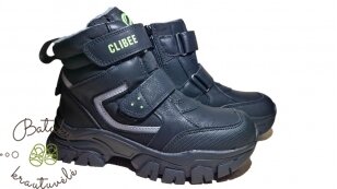 Clibee žieminiai batai su dviem lipukais (32-37) Black/Green Clibee žieminiai batai su dviem lipukais (32-37) Black/Green