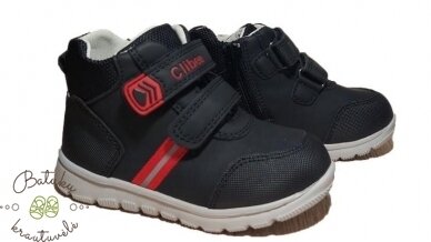 Clibee aulinukai su dviem lipukais (21-26) Black/Red Clibee aulinukai su dviem lipukais (21-26) Black/Red