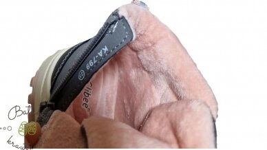 Clibee aulinukai su lipukais (22-27) Grey/Pink 4