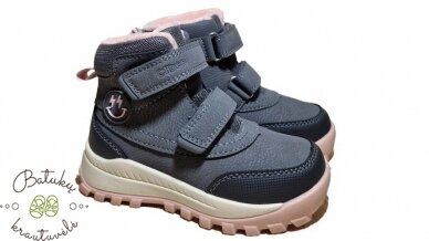 Clibee aulinukai su lipukais (22-27) Grey/Pink