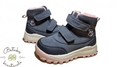 Clibee aulinukai su lipukais (22-27) Grey/Pink 1