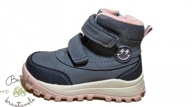 Clibee aulinukai su lipukais (22-27) Grey/Pink 2