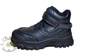 Clibee aulinukai su raištelių imitacija (32-37) Black 2 Clibee aulinukai su raištelių imitacija (32-37) Black 2