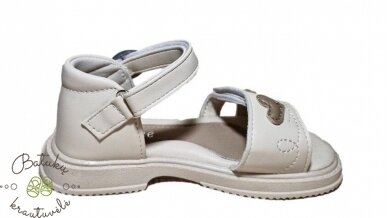 Clibee basutės su širdelėmis ant lipuko (22-27) Beige 3