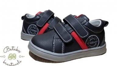 Clibee batukai su dviem lipukais (20-25) Black/Red 1