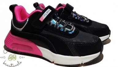 Clibee kedai (32-37) Black/Peach
