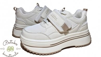 Clibee platforminiai kedai (33-38) Beige 1 Clibee platforminiai kedai (33-38) Beige 1