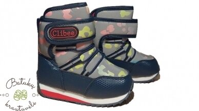 Clibee sniego batai su lipuku (22-27) Black/Red Clibee sniego batai su lipuku (22-27) Black/Red