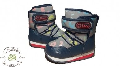 Clibee sniego batai su lipuku (22-27) Black/Red 1 Clibee sniego batai su lipuku (22-27) Black/Red 1