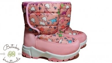 Clibee sniego batai su lipuku šone (22-27) Pink
