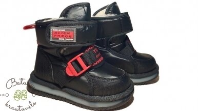 Clibee sniego batai su raudonais akcentais (21-26) Black/Red Clibee sniego batai su raudonais akcentais (21-26) Black/Red