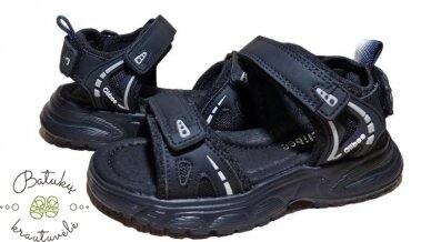 Clibee sportinio stiliaus basutės (26-31) Black 1 Clibee sportinio stiliaus basutės (26-31) Black 1