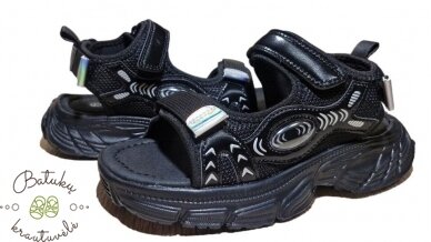 Clibee sportinio stiliaus basutės (32-37) Black 1 Clibee sportinio stiliaus basutės (32-37) Black 1