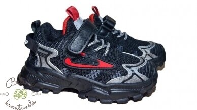 Clibee tekstiliniai kedukai (20-25) Black/Red Clibee tekstiliniai kedukai (20-25) Black/Red