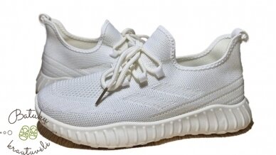 Clibee tekstiliniai kedukai (36-41) White 1
