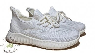 Clibee tekstiliniai kedukai (36-41) White