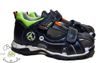 Clibee uždaros basutės (26-31) Black/Green Clibee uždaros basutės (26-31) Black/Green