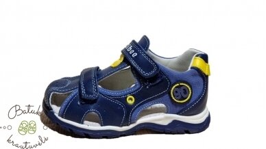 Clibee uždaros basutės "90" (26-31) Blue/Yellow 2 Clibee uždaros basutės "90" (26-31) Blue/Yellow 2