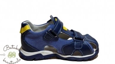 Clibee uždaros basutės "90" (26-31) Blue/Yellow 3 Clibee uždaros basutės "90" (26-31) Blue/Yellow 3