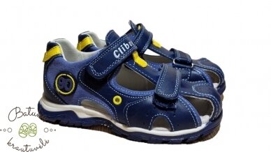 Clibee uždaros basutės "90" (26-31) Blue/Yellow Clibee uždaros basutės "90" (26-31) Blue/Yellow