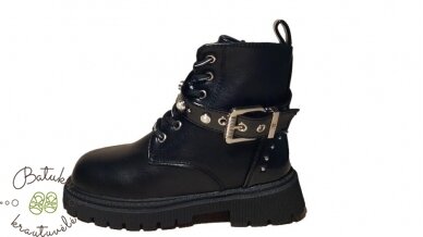 Clibee žieminiai batai papuošti sagtimi (26-31) Black 3