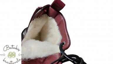 Clibee žieminiai batai papuošti sagtimi (26-31) Wine 5