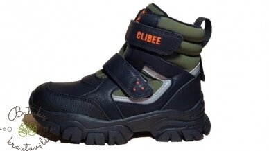 Clibee žieminiai batai su dviem lipukais (32-37) Black/Army green 1 Clibee žieminiai batai su dviem lipukais (32-37) Black/Army green 1