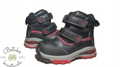 Clibee žieminiai batai su raudonais akcentais pade (26-31) Black/Red 2